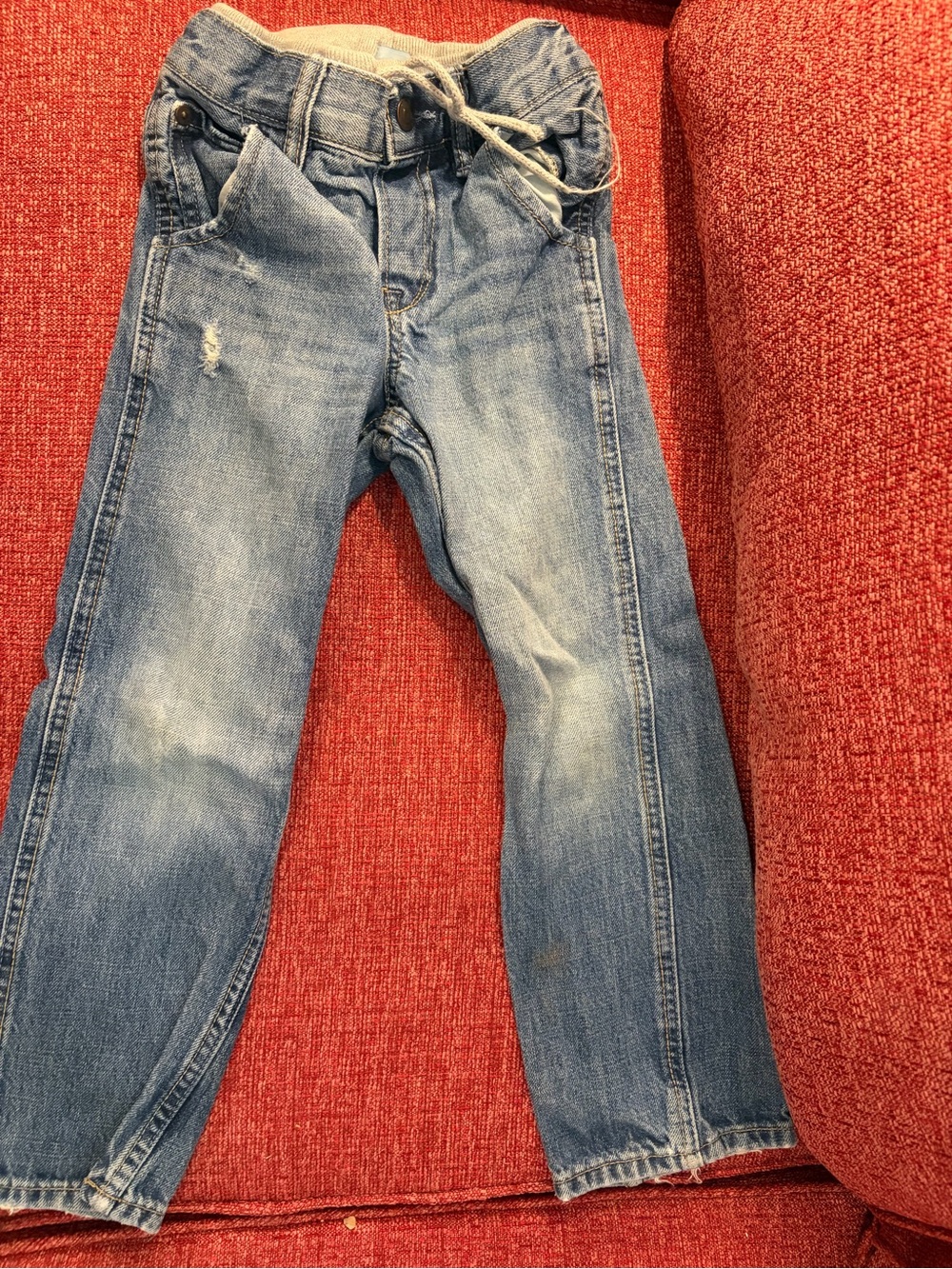 Men's Light Blue Denim Jeans - Casual Slim Fit